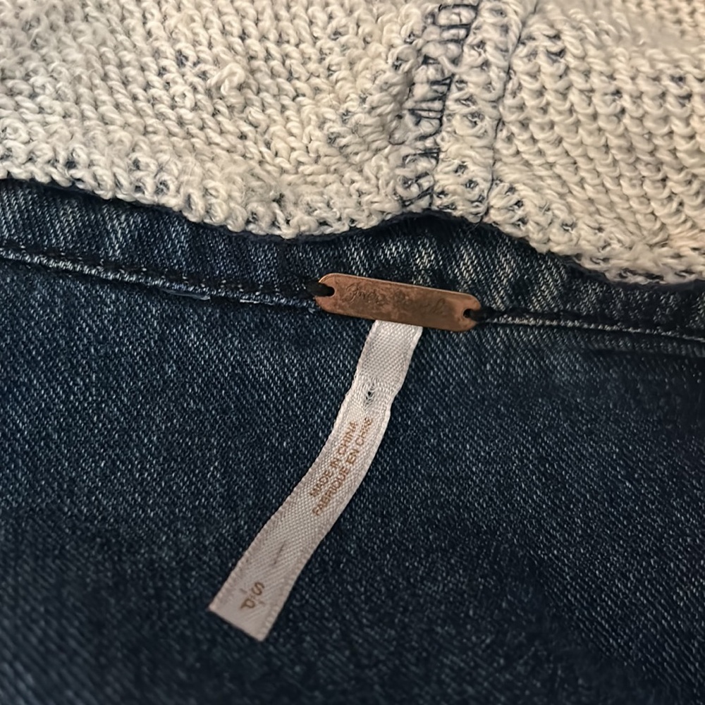 Free people hooded denim jacket - Picture 10 of 12